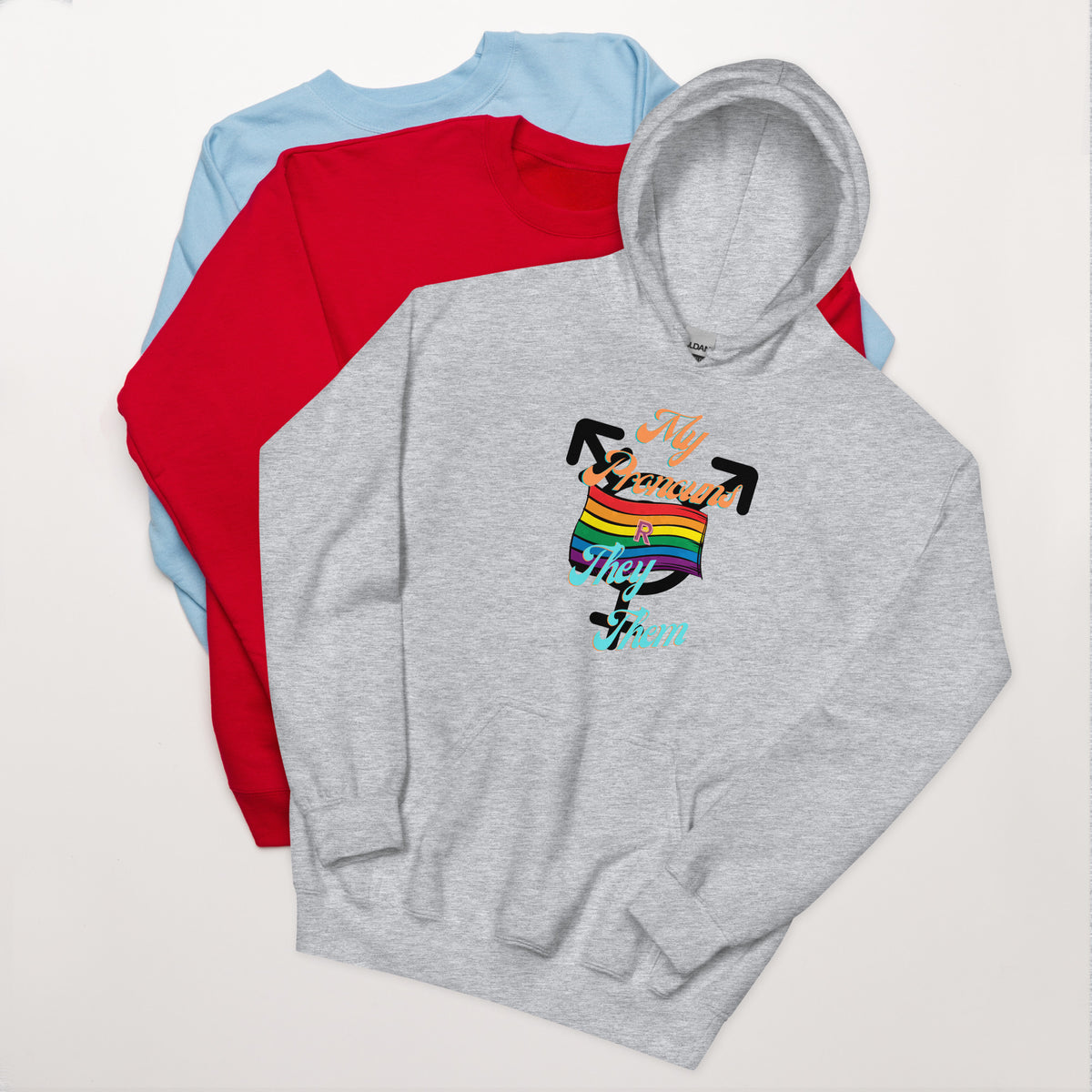They/Them Fashion Hoodie